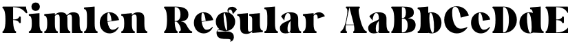 Fimlen Regular font