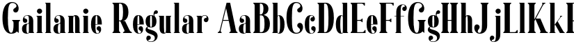 Gailanie Regular font