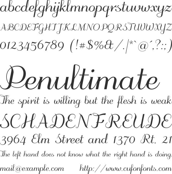 Odstemplik font preview