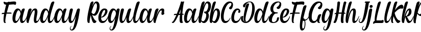 Fanday font download