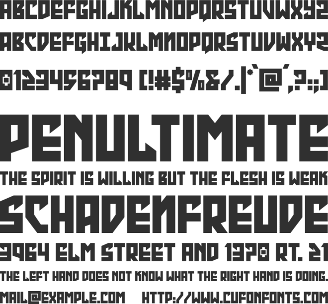 Emerald Beacon font preview