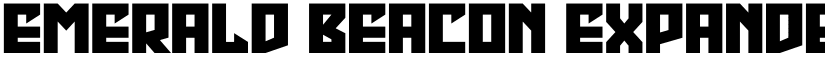 Emerald Beacon Expanded Regular font