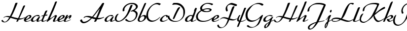 Heather font