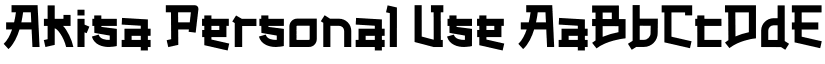 Akisa font download
