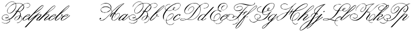 Belphebe font
