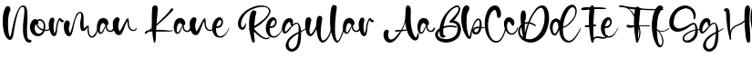Norman Kane Regular font