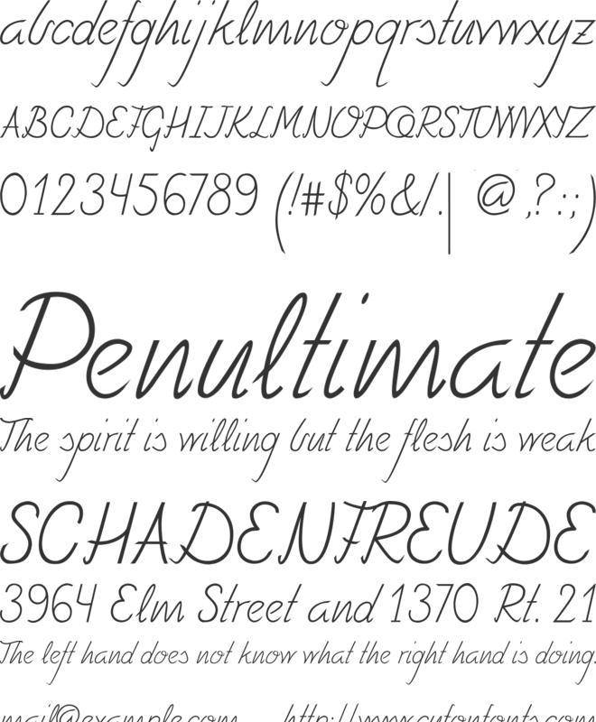 Fely font preview