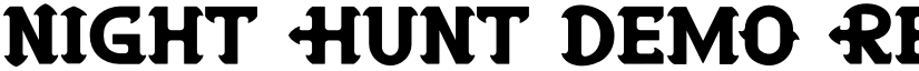 Night Hunt Demo Regular font