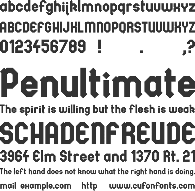 Spanish Castles font preview