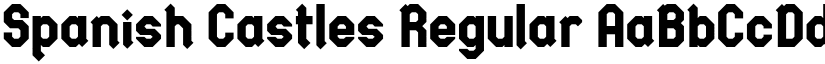 Spanish Castles Regular font