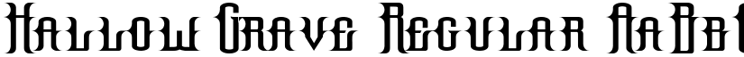 Hallow Grave Regular font