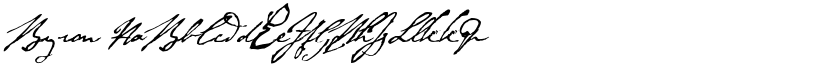 Byron font