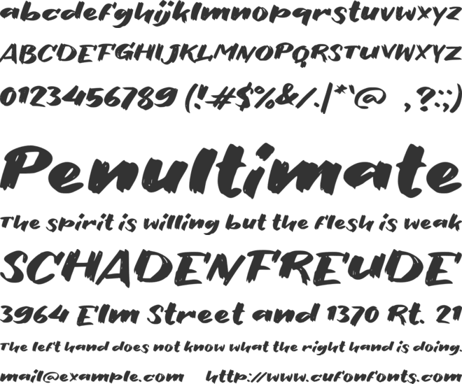 e Eh Iyo font preview