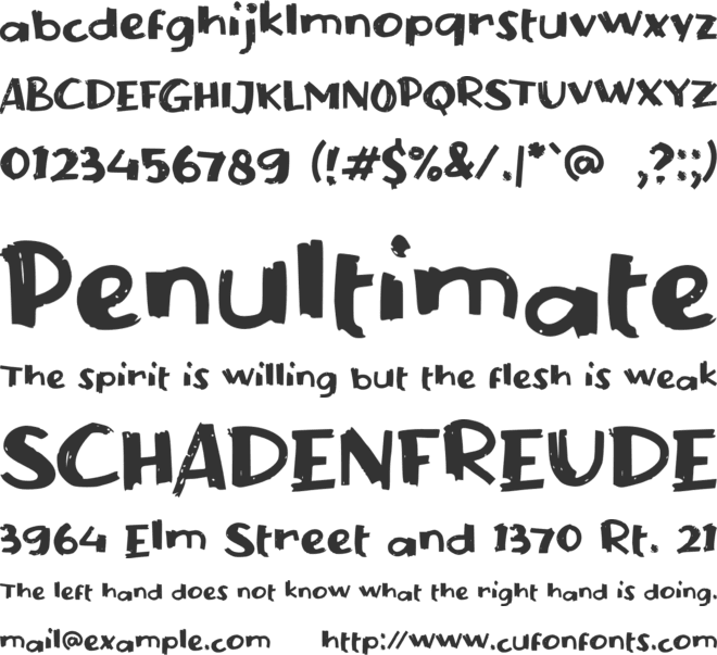 e Embuhlah font preview