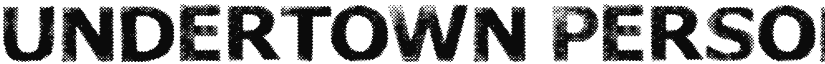 UNDERTOWN PERSONAL USE font download