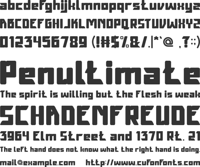 METAL KINGDOM font preview