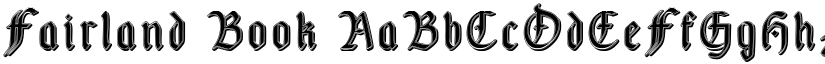 Fairland Book font