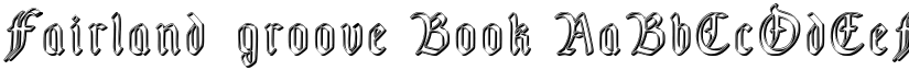 Fairland_groove Book font