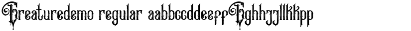 GreatureDemo Regular font