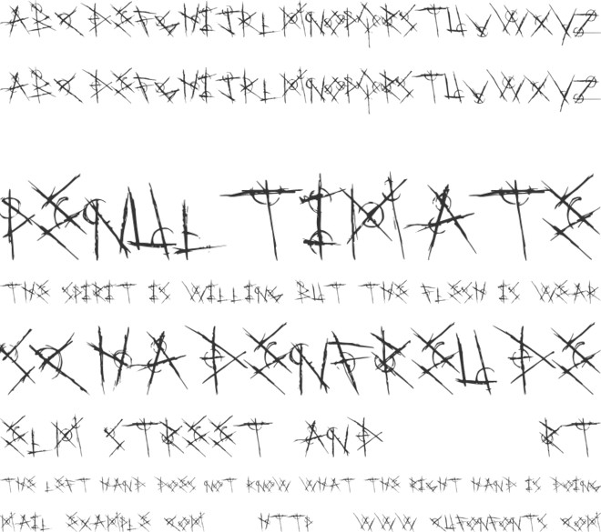 MetalChakra font preview