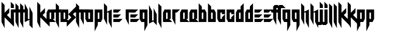Kitty Katastrophe Regular font
