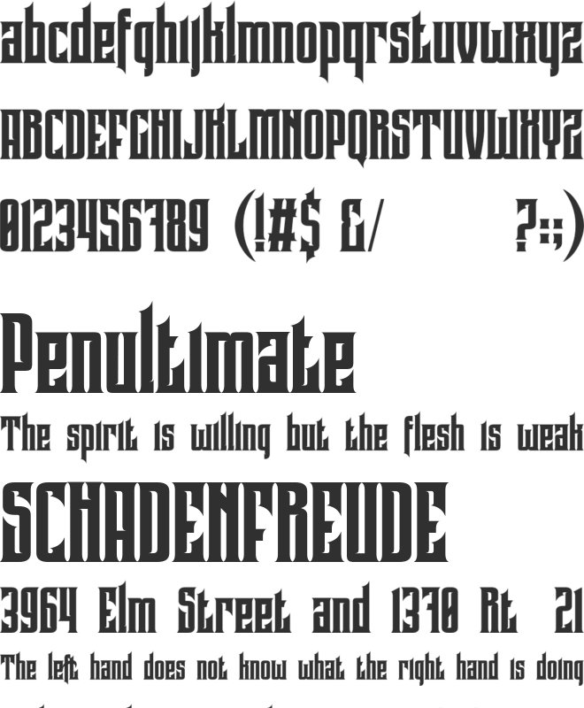 Coovico Personal Use font preview