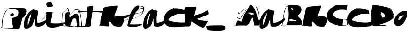 paintblack_ font