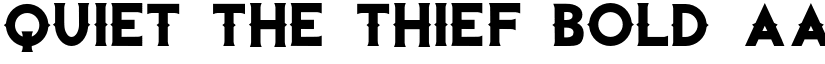 Quiet the Thief Bold font