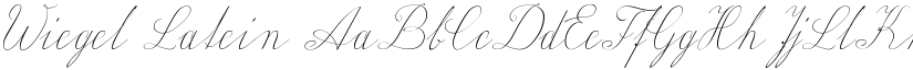 Wiegel Latein font