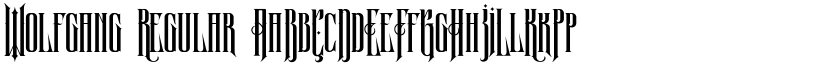 Wolfgang Regular font