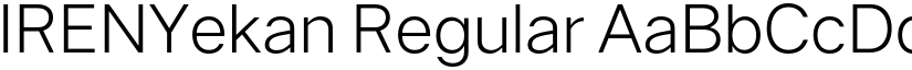 IRENYekan Regular font
