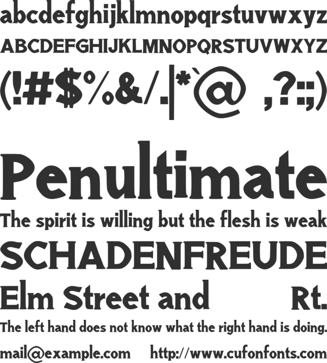 Gresan - Personal Use Only font preview