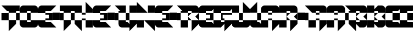 Toe the Line Regular font