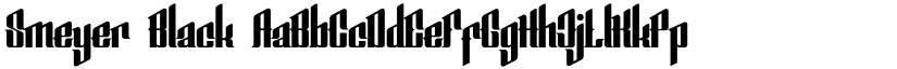 Smeyer Black font