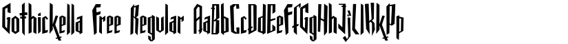 Gothickella Free Regular font
