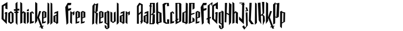 Gothickella Free font download