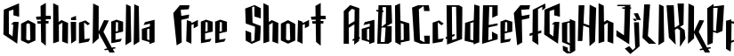 Gothickella Free Short font
