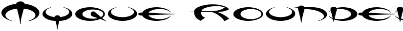 Myque Rounded font download