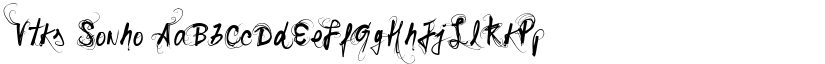 Vtks Sonho font