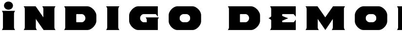 Indigo Demon Title Regular font