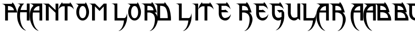 Phantom Lord Lite font download