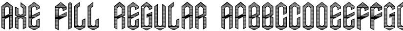 Axe Fill Regular font
