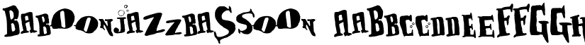 BabOonjaZzbaSsOon font download