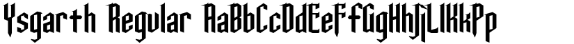 Ysgarth Regular font