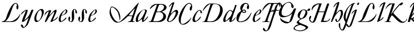 Lyonesse font