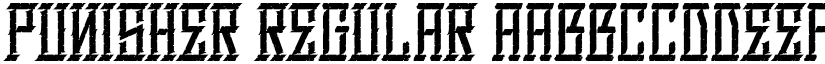 Punisher Regular font