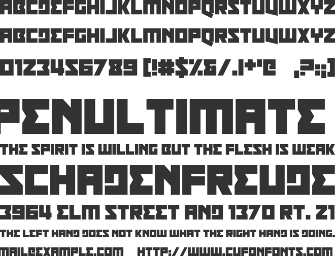 Qui Finn font preview