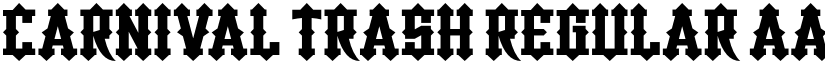 Carnival Trash Regular font