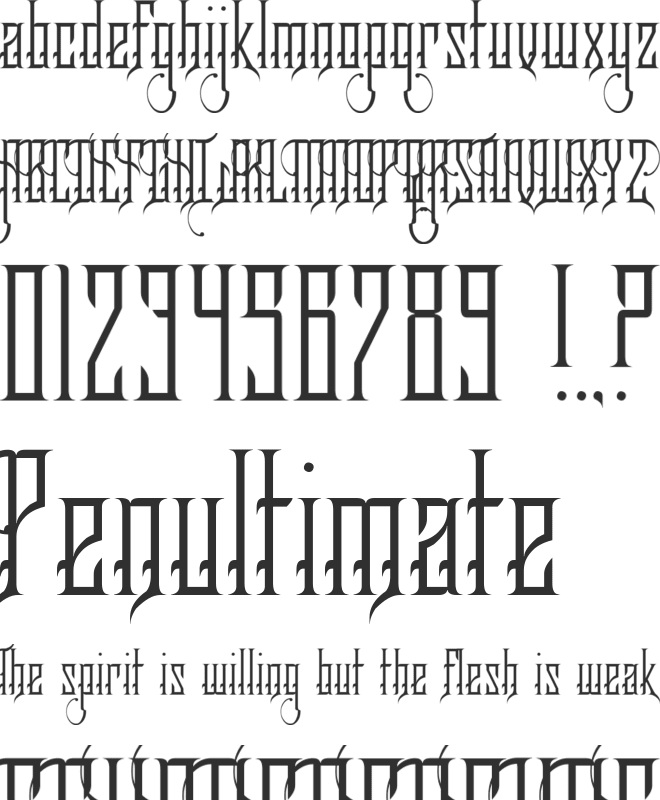 Royalty Savior font preview