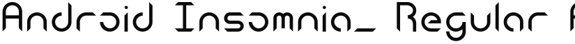 Android Insomnia_ font download